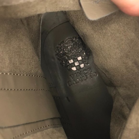 Vince Camuto Foxy Short buckle wrap suede Wendy tan Moto boots size 10 - Picture 13 of 15
